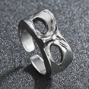 Adjustable Vintage Silver Color Punk Dragon Rings For Men Women Biker Rock Opening Ring Gothic Cool Valentine's Day Jewelry Gift daiiibabyyy